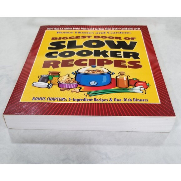Better Homes & Gardens Biggest Book of Slow Cooker Recipes Cookbook 2002 - Picture 5 of 10